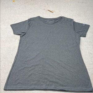 Champion Gray Fitted Short Sleeve T-Shirt